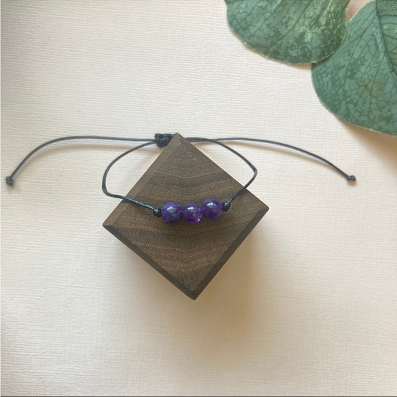 Wish Bracelet, Handmade, Healing Crystals- NEW! - Picture 7 of 10